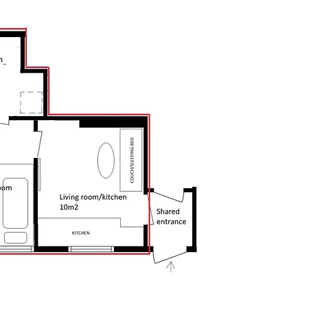 شقة Modern In The Heart Of برغن