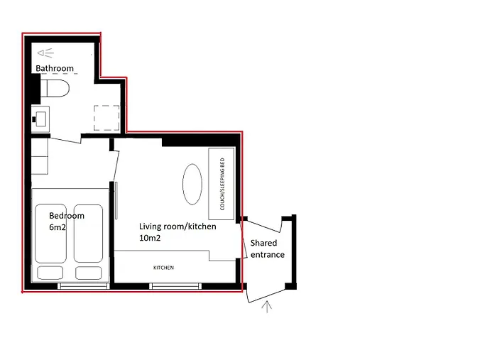 아파트 Modern In The Heart Of 베르겐
